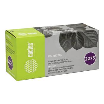 Картридж лазерный CACTUS (CS-TN2275) для BROTHER HL-2240R/2250/DCP-7060/7065, ресурс 2600 стр., CS-TN2275S - Премиум Сервис