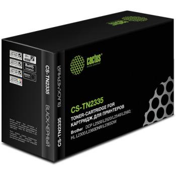 Картридж лазерный CACTUS (CS-TN2335) для BROTHER HL-L2300DR/L2340DWR/DCP-L2500DR, ресурс 1200 стр. - Премиум Сервис