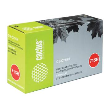 Картридж лазерный CACTUS (CS-C715H) для CANON i-SENSYS 3310/3370, ресурс 7000 стр. - Премиум Сервис