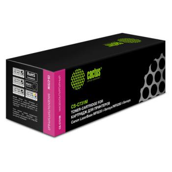Картридж лазерный CACTUS (CS-C731M) для CANON LBP7100/7110/MF8230/8280, пурпурный, ресурс 1500 стр. - Премиум Сервис