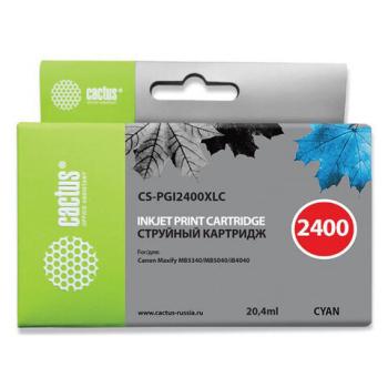 Картридж струйный CACTUS (CS-PGI2400XLC) для CANON iB4040/MB5040/MB5340, голубой - Премиум Сервис