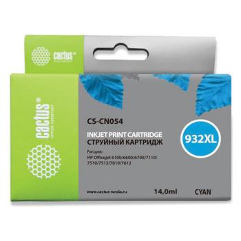 Картридж струйный CACTUS (CS-CN054) для HP OfficeJet 6100/6600/6700, голубой - Премиум Сервис