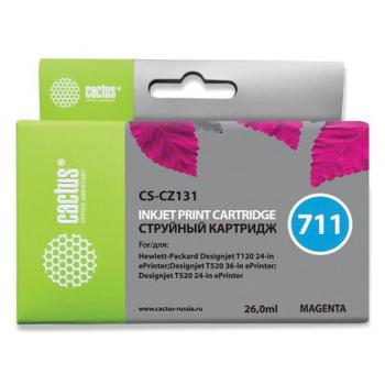 Картридж струйный CACTUS (CS-CZ131) для плоттеров HP DesignJet T120/T520, пурпурный - Премиум Сервис