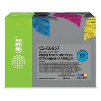 Картридж струйный CACTUS (CS-C6657) для HP Deskjet 5150/5550/5600/5850, цветной - Премиум Сервис