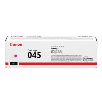 Картридж лазерный CANON (045M) MF635/633/631/LBP 611/613, пурпурный, ресурс 1300 стр., оригинальный, 1240C002 - Премиум Сервис