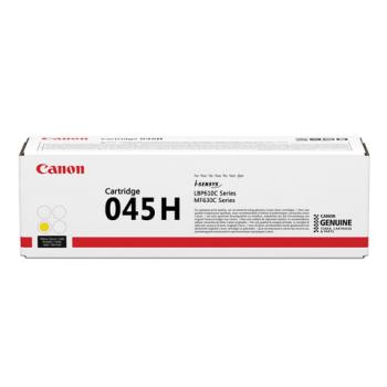 Картридж лазерный CANON (045HY) MF635/633/631/LBP 611/613, желтый, ресурс 2200 стр., оригинальный, 1243C002 - Премиум Сервис