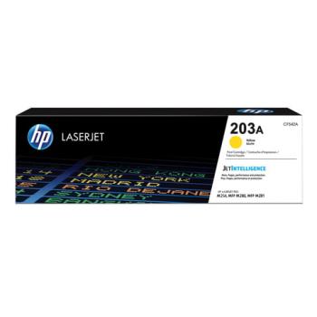 Картридж лазерный HP (CF542A) LaserJet Pro M254/M280/M281, №203A, желтый, оригинальный, ресурс 1300 страниц - Премиум Сервис