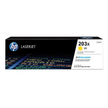 Картридж лазерный HP (CF542X) LaserJet Pro M254/M280/M281, №203X, желтый, оригинальный, ресурс 2500 страниц - Премиум Сервис