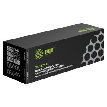 Тонер-картридж CACTUS (CS-TK3160) для KYOCERA Ecosys P3045dn/3050dn/3055dn/3060dn, ресурс 12500 стр. - Премиум Сервис
