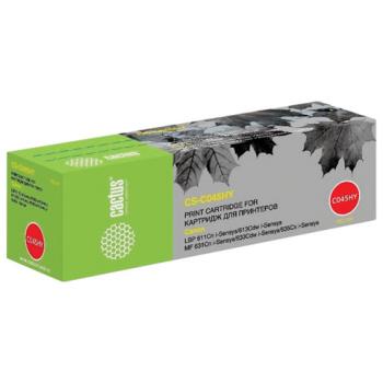 Картридж лазерный CACTUS (CS-045HY) для CANON MF635/633/631/LBP 611/613, желтый, ресурс 2200 стр., CS-C045HY - Премиум Сервис