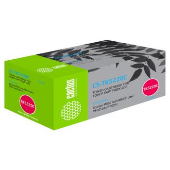 Тонер-картридж CACTUS (CS-TK5220C) для KYOCERA Ecosys P5021cdn/cdw/M5521cdn, голубой, ресурс 1200 стр. - Премиум Сервис