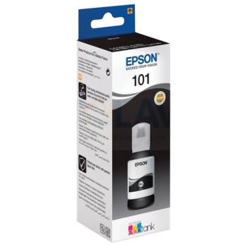 Чернила EPSON 101 (T03V14) для СНПЧ L4150/ L4160/ L6160/ L6170/ L6190, черные, ОРИГИНАЛЬНЫЕ, C13T03V14A - Премиум Сервис