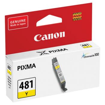 Картридж струйный CANON (CLI-481Y) для PIXMA TS704/TS6140, желтый, ресурс 257 страниц, оригинальный, 2100C001 - Премиум Сервис