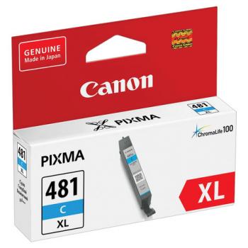 Картридж струйный CANON (CLI-481C XL) для PIXMA TS704 / TS6140, голубой, ресурс 515 страниц, оригинальный, 2044C001 - Премиум Сервис