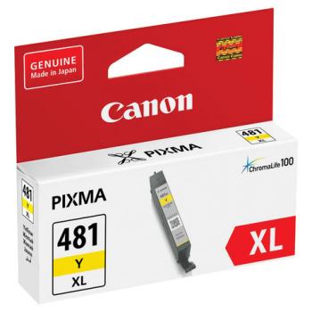 Картридж струйный CANON (CLI-481Y XL) для PIXMA TS704 / TS6140, желтый, ресурс 512 страниц, оригинальный, 2046C001 - Премиум Сервис