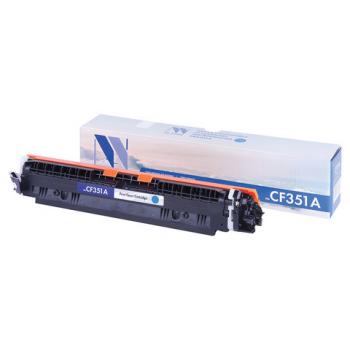 Картридж лазерный NV PRINT (NV-CF351A) для HP LJ M176n/ M177fw, голубой, ресурс 1000 страниц - Премиум Сервис