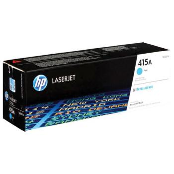 Картридж лазерный HP (W2031A) Color LaserJet M454dn/M479dw и др, №415A, голубой, оригинальный, ресурс 2100 страниц - Премиум Сервис