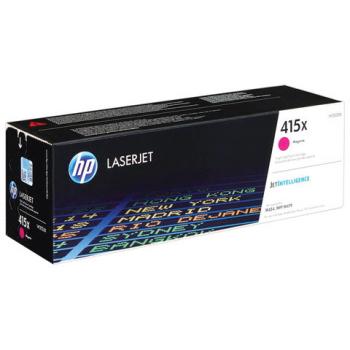 Картридж лазерный HP (W2033X) Color LaserJet M454dn/M479dw и др, №415X, пурпурный, оригинальный, ресурс 6000 страниц - Премиум Сервис