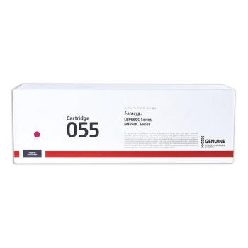 Картридж лазерный CANON (055M) для LBP663/664/MF742/744/746, пурпурный, оригинальный, ресурс 2100 страниц, 3014C002 - Премиум Сервис