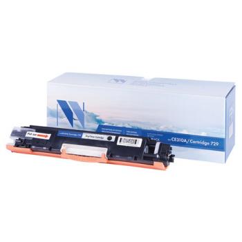 Картридж лазерный NV PRINT (NV-CE310A/729Bk) для HP M175nw/CP1025nw/CANON LBP7010C, черный, ресурс 1200 страниц - Премиум Сервис