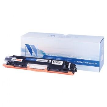 Картридж лазерный NV PRINT (NV-CE310A/729Bk) для HP M175nw/CP1025nw/CANON LBP7010C, черный, ресурс 1200 страниц - Премиум Сервис