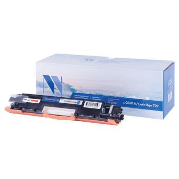 Картридж лазерный NV PRINT (NV-CE311A/729C) для HP M175nw/CP1025nw/CANON LBP7010C, голубой, ресурс 1000 страниц - Премиум Сервис