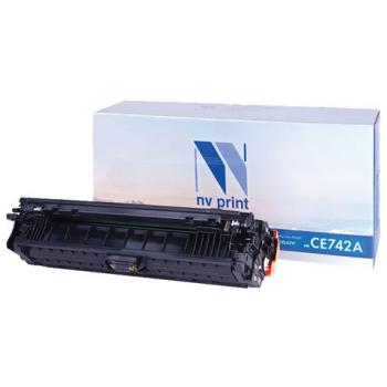 Картридж лазерный NV PRINT (NV-CE742A) для HP CP5220/CP5225/CP5225dn/CP5225n, желтый, ресурс 7300 страниц - Премиум Сервис