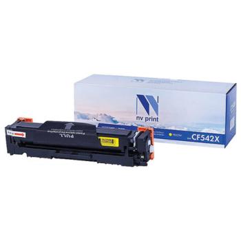 Картридж лазерный NV PRINT (NV-CF542X) для HP M254dw/M254nw/MFP M280nw/M281fdw, желтый, ресурс 2500 страниц - Премиум Сервис