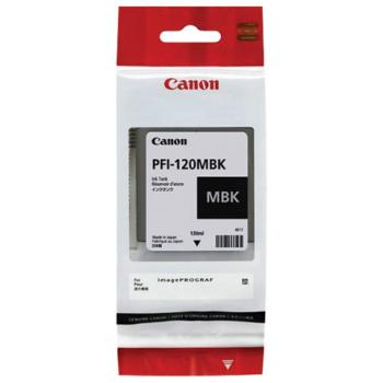 Картридж струйный CANON (PFI-120MBK) для imagePROGRAF TM-200/205/300/305, матовый черный, 130 мл, оригинальный, 2884C001 - Премиум Сервис