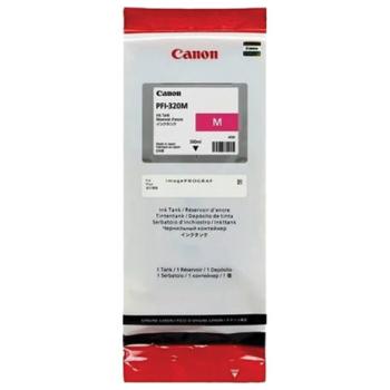 Картридж струйный CANON (PFI-320M) для imagePROGRAF TM-200/205/300/305, пурпурный, 300 мл, оригинальный, 2892C001 - Премиум Сервис