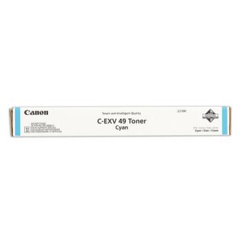 Тонер CANON (C-EXV49C) для Canon IR C3320/C3320i/C3325i/C3330i/C3500, голубой, ресурс 19000 страниц, оригинальный, 8525B002 - Премиум Сервис