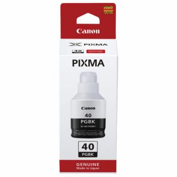 Чернила CANON (GI-40BK) для СНПЧ Pixma G5040/G6040/GM2040, черные, ресурс 6000 страниц, оригинальные, 3385C001 - Премиум Сервис