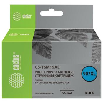 Картридж струйный CACTUS (CS-T6M19AE) для HP OfficeJet Pro 6950/6960/6970, черный - Премиум Сервис