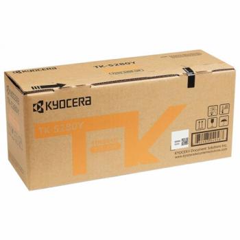 Тонер-картридж KYOCERA (TK-5280Y) M6235cidn/M6635cidn/P6235cdn, желтый, ресурс 11000 страниц, оригинальный, 1T02TWANL0 - Премиум Сервис