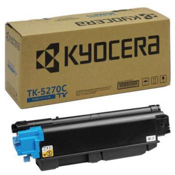 Тонер-картридж KYOCERA (TK-5270C) M6230cidn/M6630cidn/P6230cdn, голубой, оригинальный, ресурс 6000 страниц, 1T02TVCNL0 - Премиум Сервис