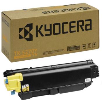 Тонер-картридж KYOCERA (TK-5270Y) M6230cidn/M6630cidn/P6230cdn, желтый, оригинальный, ресурс 6000 страниц, 1T02TVANL0 - Премиум Сервис