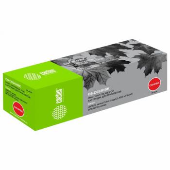 Картридж лазерный CACTUS (CS-C054HBK) для Canon LBP 621/623, MF 641/643/645, черный, ресурс 3100 страниц - Премиум Сервис
