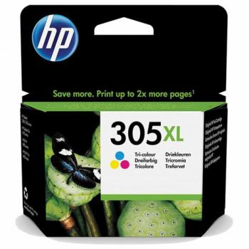 Картридж струйный HP (3YM63AE) DJ 2320/2720/4120, №305XL, трехцветный, оригинальный, ресурс 200 страниц - Премиум Сервис