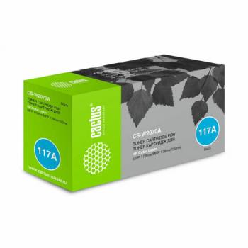 Картридж лазерный CACTUS (CS-W2070A) для HP Color Laser 150a/178nw/179fnw, черный, ресурс 700 страниц - Премиум Сервис