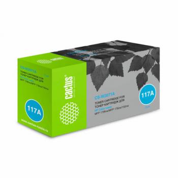 Картридж лазерный CACTUS (CS-W2071A) для HP Color Laser 150/178nw/179fnw, голубой, ресурс 700 страниц - Премиум Сервис