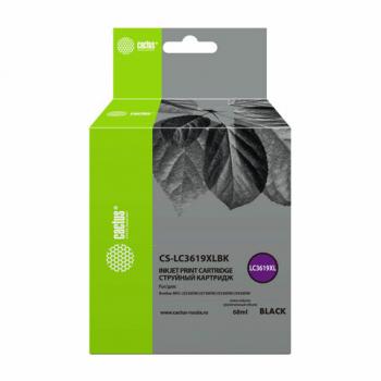 Картридж струйный CACTUS (CS-LC3619XLBK) для Brother MFC-J2330DW/J3530DW/J3930DW, черный, ресурс 3000 страниц - Премиум Сервис