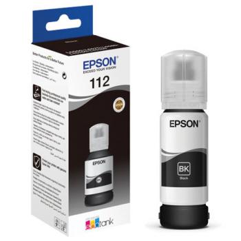 Чернила EPSON 112 (C13T06C14A) для СНПЧ EPSON L11160 /L15150 /L15160 /L6550/L6570, черные, ОРИГИНАЛЬНЫЕ - Премиум Сервис