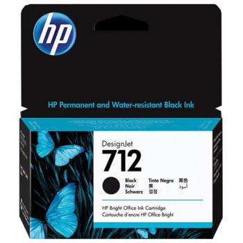Картридж струйный для плоттера HP (3ED70A) DesignJet T230/T250/T630/T650, №712, черный, оригинальный - Премиум Сервис