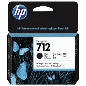 Картридж струйный для плоттера HP (3ED71A) DesignJet T230/T250/T630/T650, №712, черный, увеличенный ресурс, оригинальный - Премиум Сервис