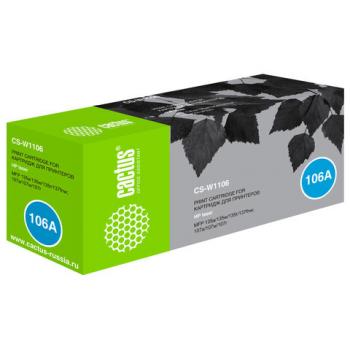 Картридж лазерный CACTUS (CS-W1106) для HP Laser 107a/135a/MFP 137 и др., ресурс 1000 страниц - Премиум Сервис
