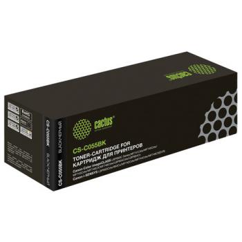 Картридж лазерный CACTUS (CS-C055BK) для Canon LBP663Cdw/664Cx/MF746Cx/742Cd, черный, ресурс 2300 страниц - Премиум Сервис