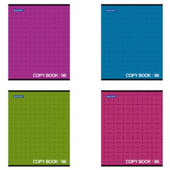 Тетрадь А5, 96 л., BRAUBERG, клетка, обложка картон, МОНОХРОМ 2, 402055 - Премиум Сервис