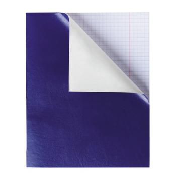 Тетрадь бумвинил, А5, 48 л., скоба, офсет №1, клетка, с полями, Синий, HATBER, 48Т5бвB1(T080214) - Премиум Сервис