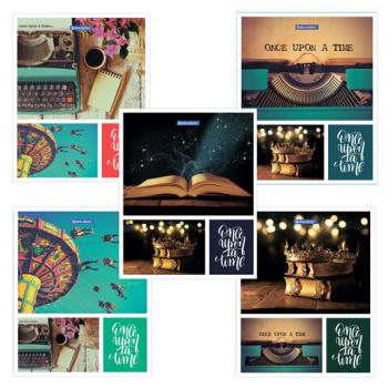 Тетрадь А5, 48 л., BRAUBERG, линия, обложка картон, ВИНТАЖ, 403030 - Премиум Сервис