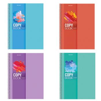 Тетрадь А4, 120 л., BRAUBERG гребень, клетка, обложка картон, "Vision", 404070 - Премиум Сервис